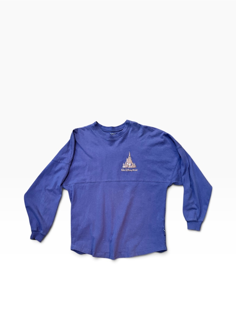 Spirit Jersey Walt Disney World 50th Anniversary Blue Long Sleeve Tee XS